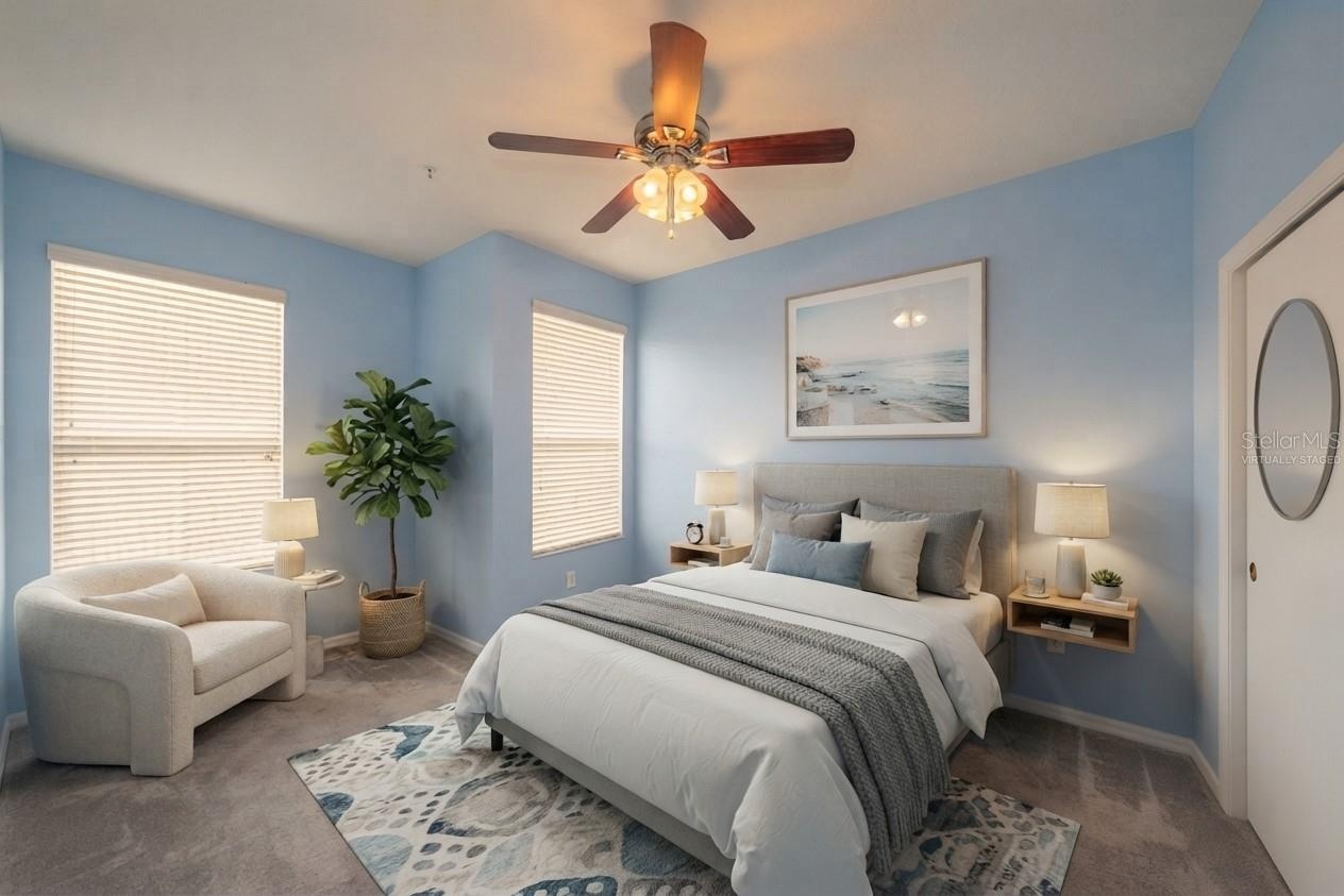 Virtually Staged Bedroom #2