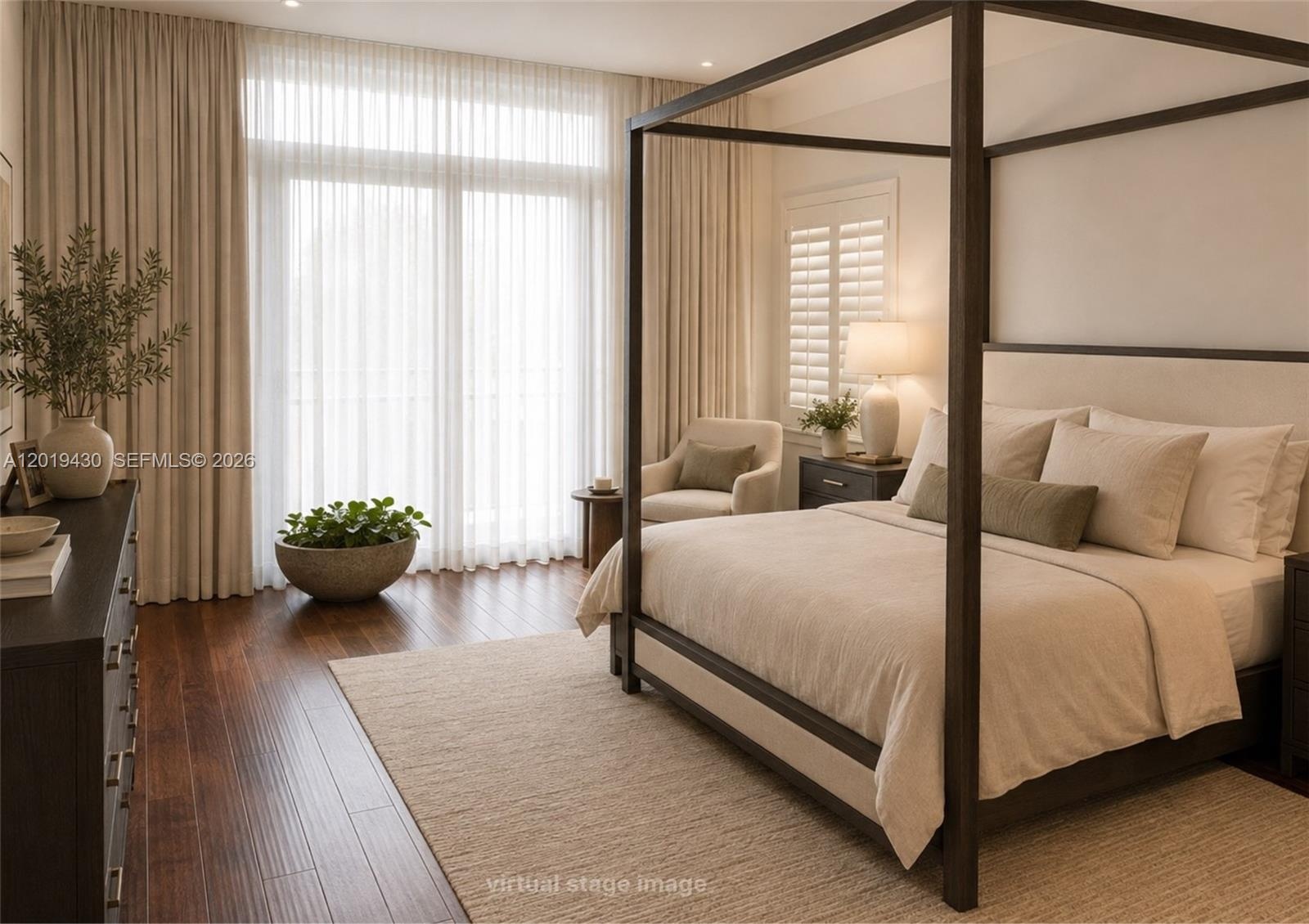 Virtually Staged. Furniture & Decor for Illustration Only