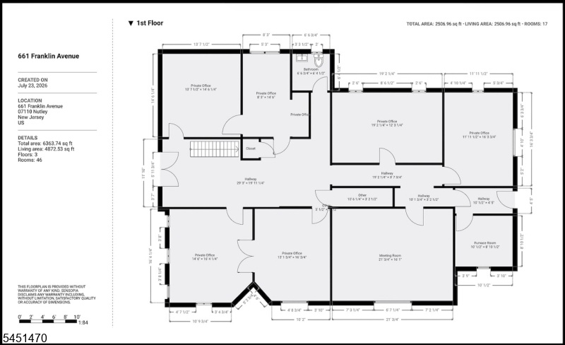 Floor Plan First Floor