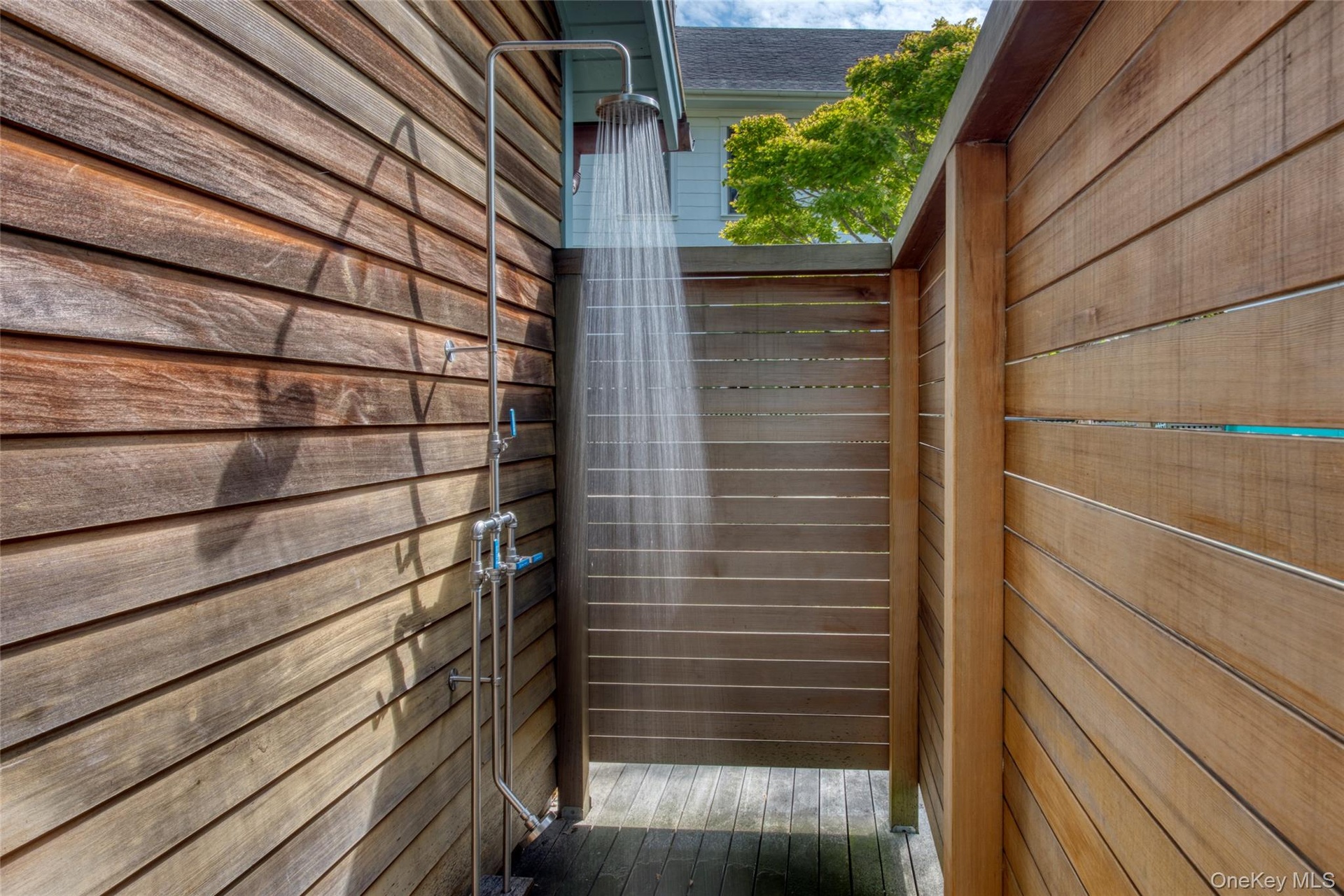 outdoor shower