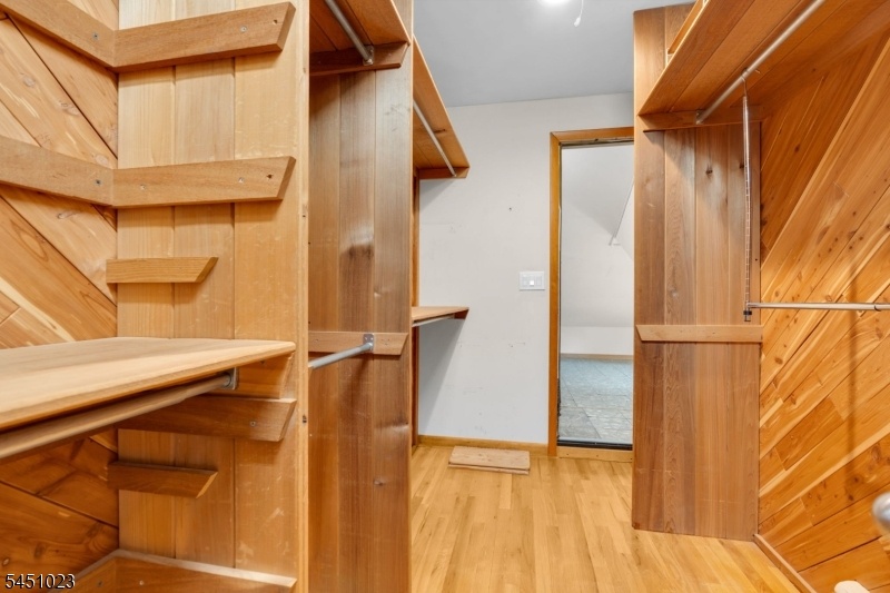 Primary walk-on closet