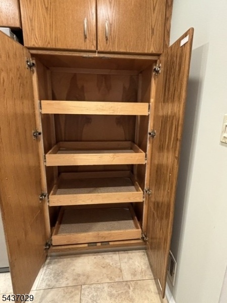 Pantry with Pullout Shelving
