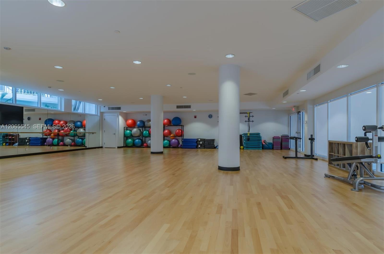Instructor workout classes, spin classes, Zumba, Kickboxing, Aqua fitness classes in pool.