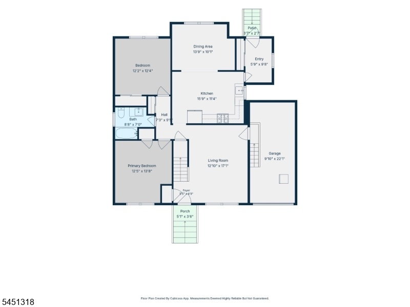 First floor - floor plan