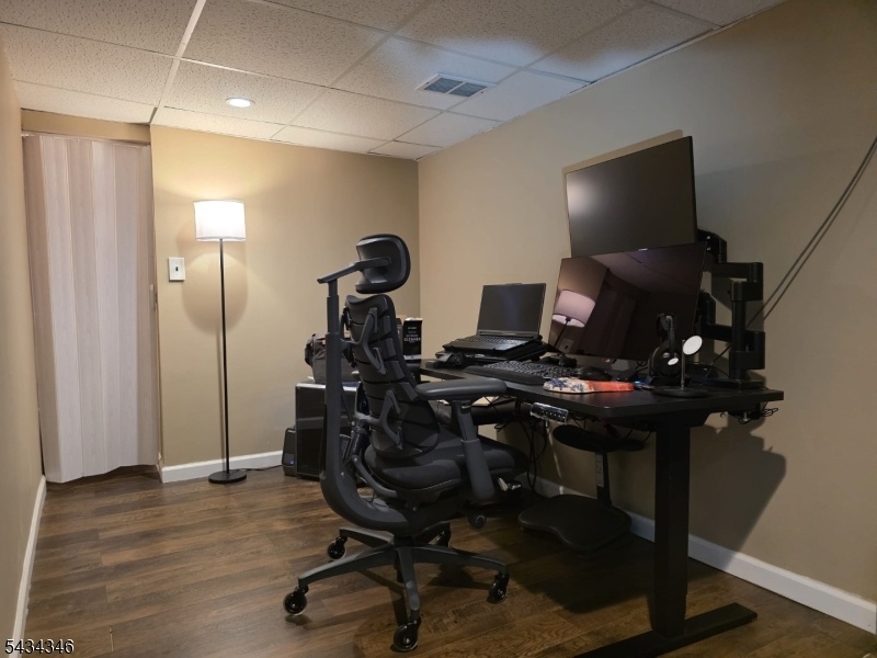 office in family room