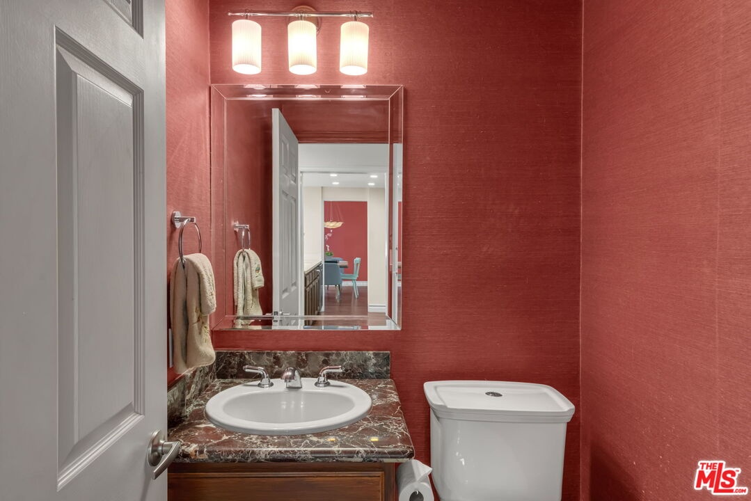 Powder room for guests.
