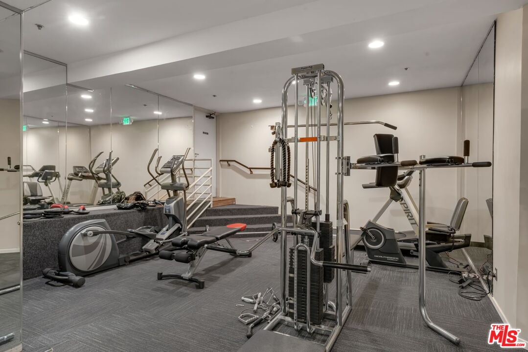 Common area gym.