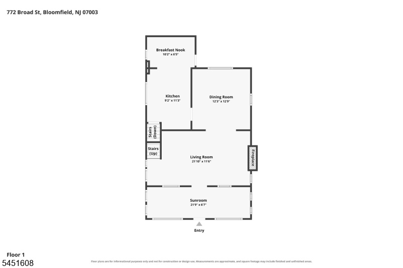 1st floor plan