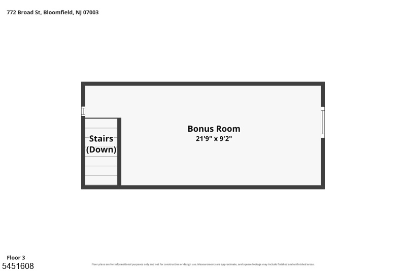 3 rd floor plan