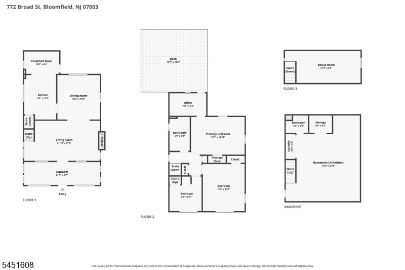 combination floor plans