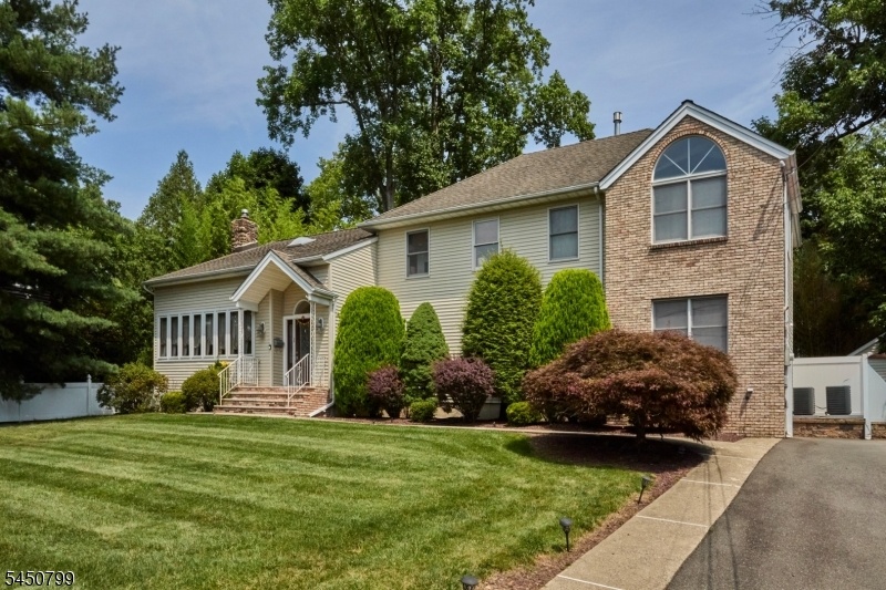 Side view of property