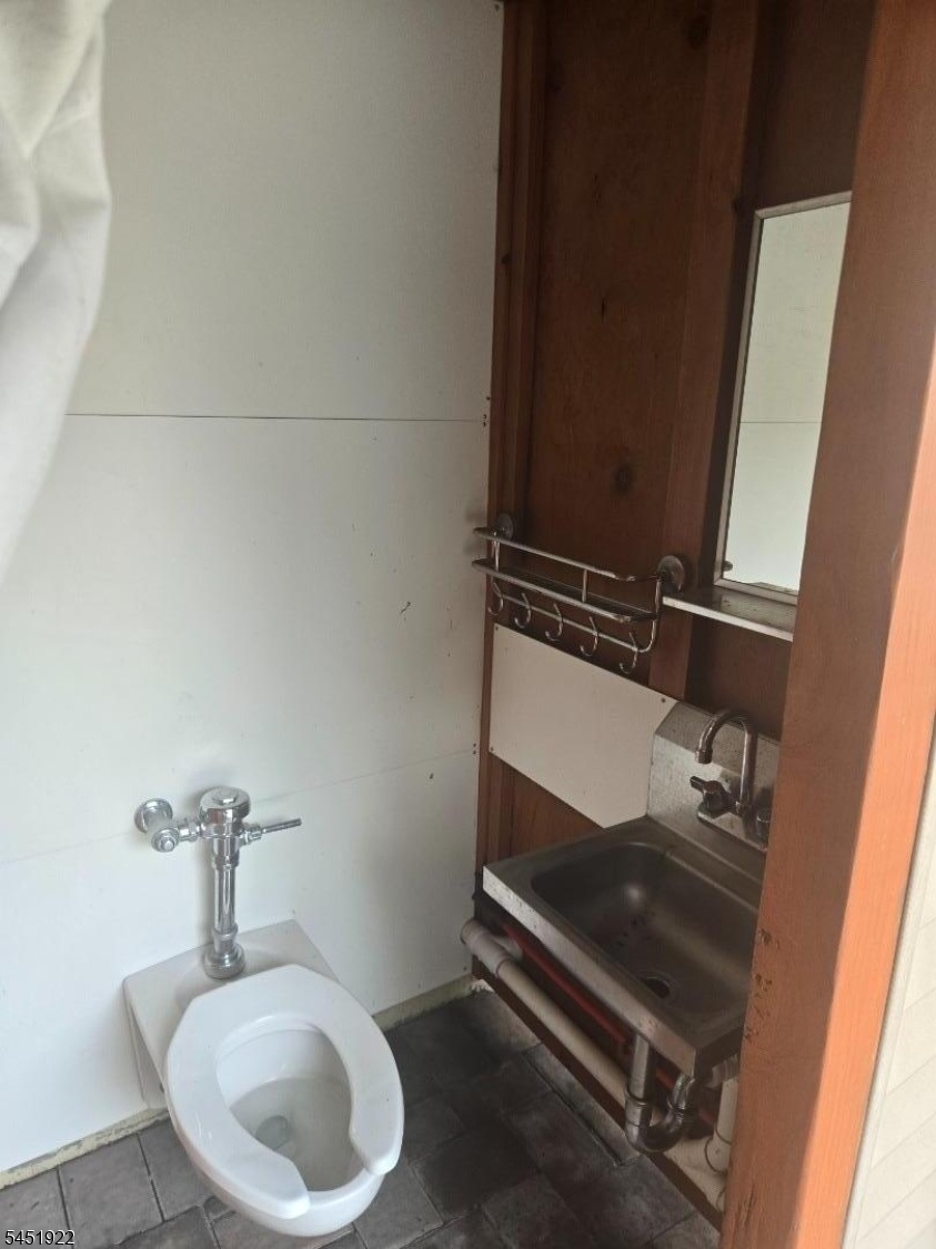 Outdoor pool bathroom