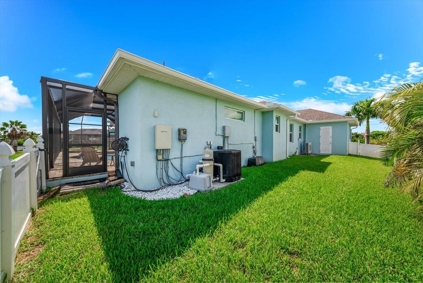 Convenient Fenced In Dog Run!