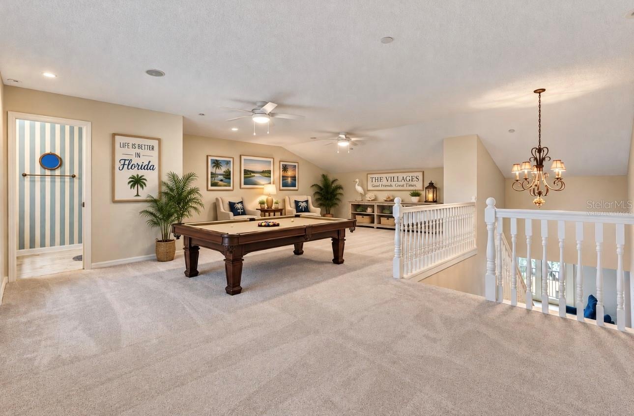 Virtually Staged 3rd Floor-Entertainment Room