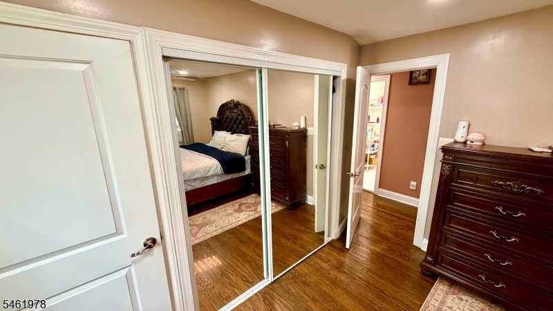 Two Closers in Master Bedroom