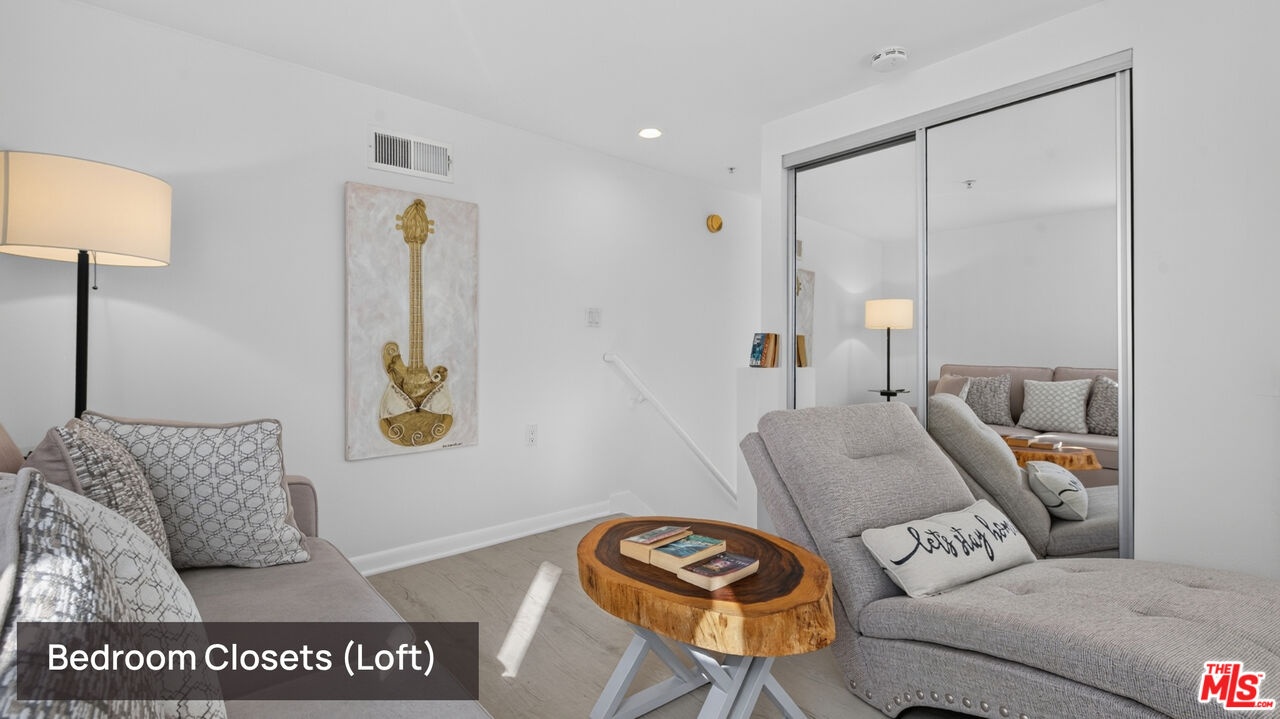 Bedroom Closets in Loft