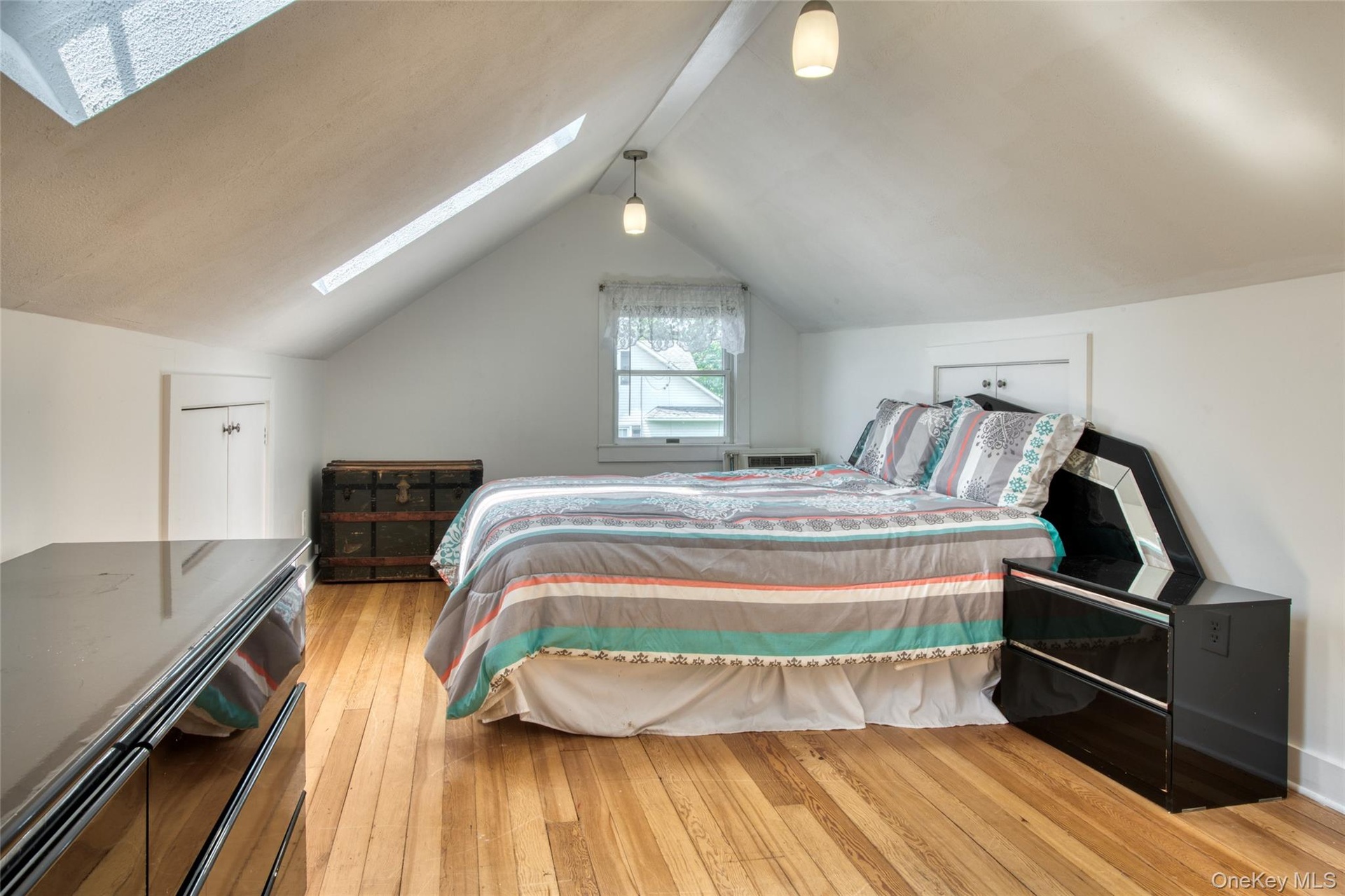 Large Bedroom with Skylights