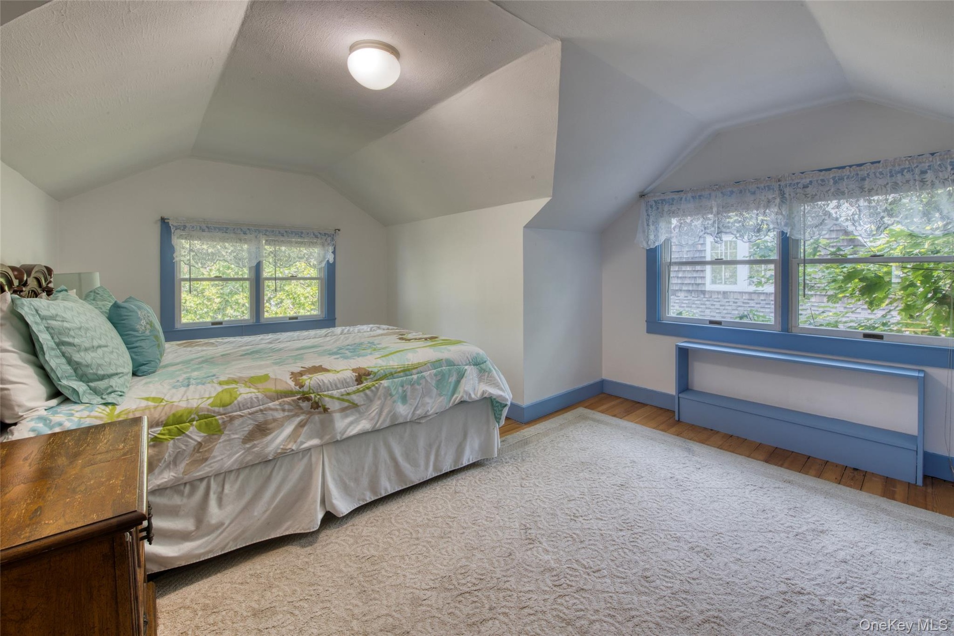 Large sunny bedroom