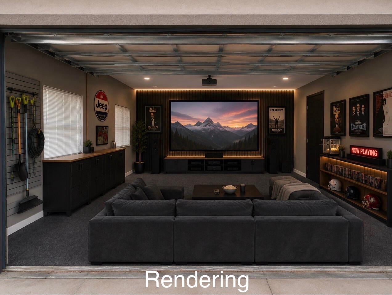 The Garage addition was built to living specs - just add an ac mini split