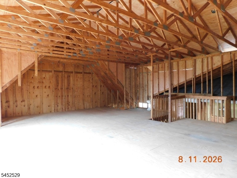Upstairs of garage