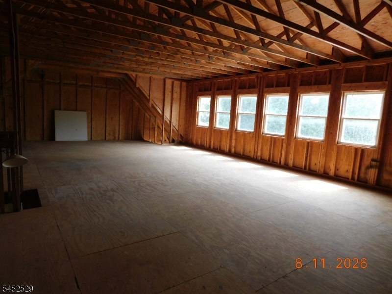 Upstairs of garage