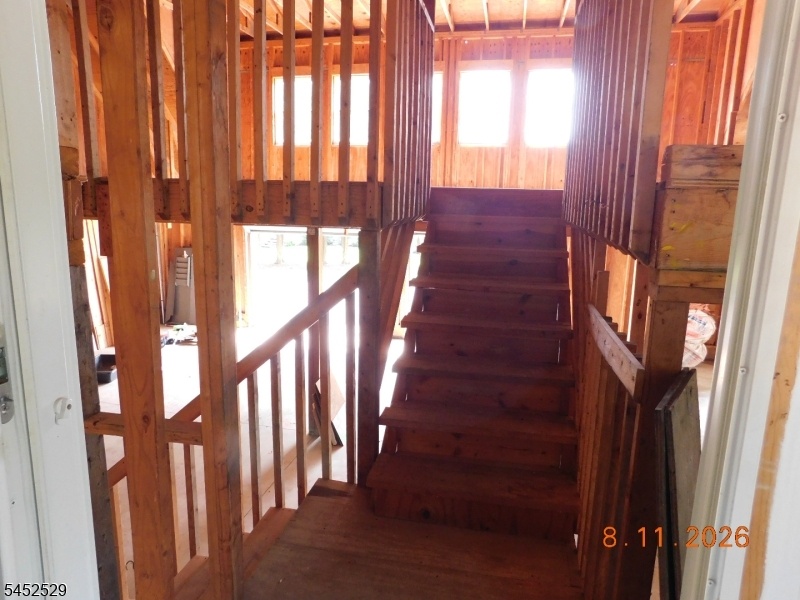 Steps in garage.