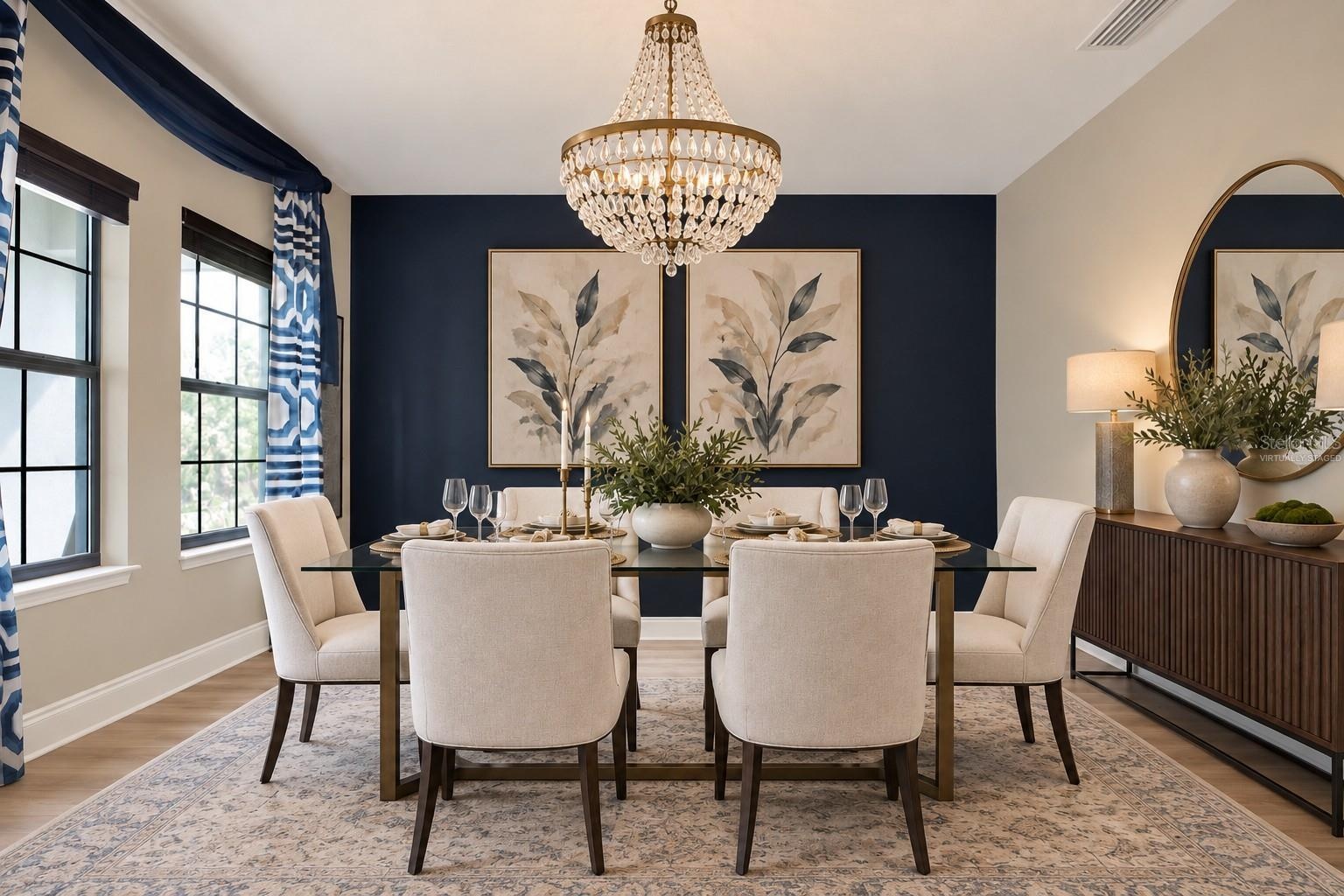Virtually Staged - Dining Room Design Option