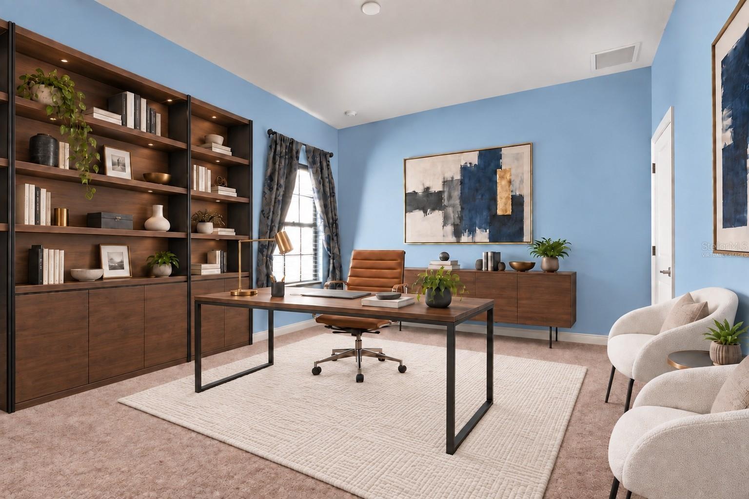 Virtually Staged - 1st Floor Office Option