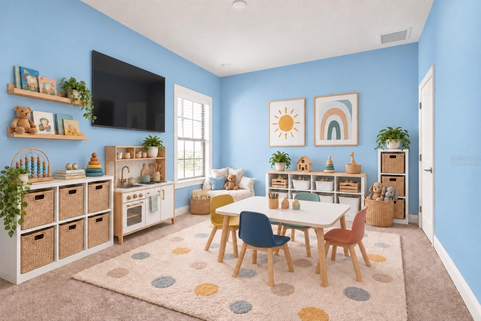 Virtually Staged - 1st Floor Playroom Option