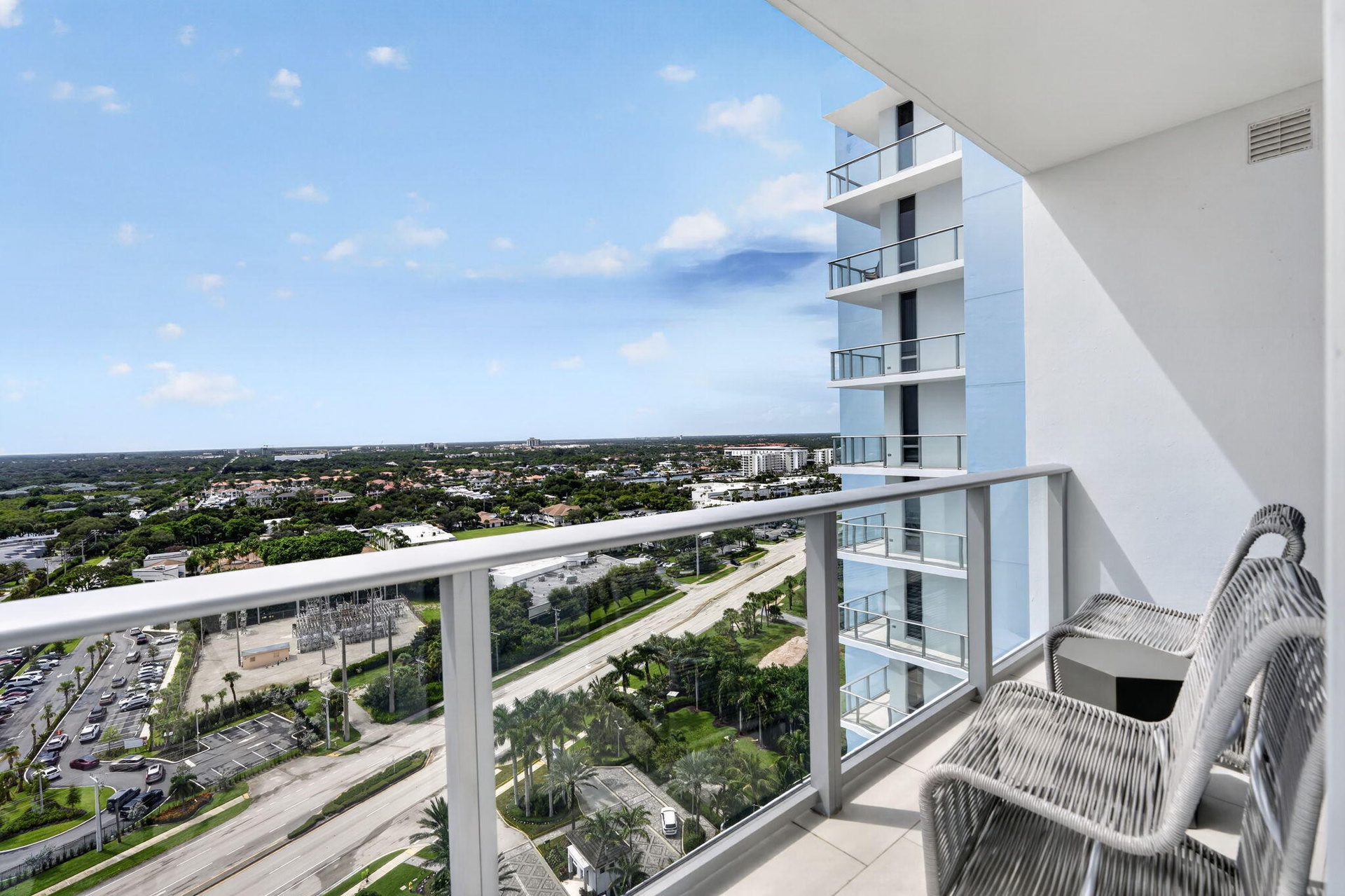 western balcony view