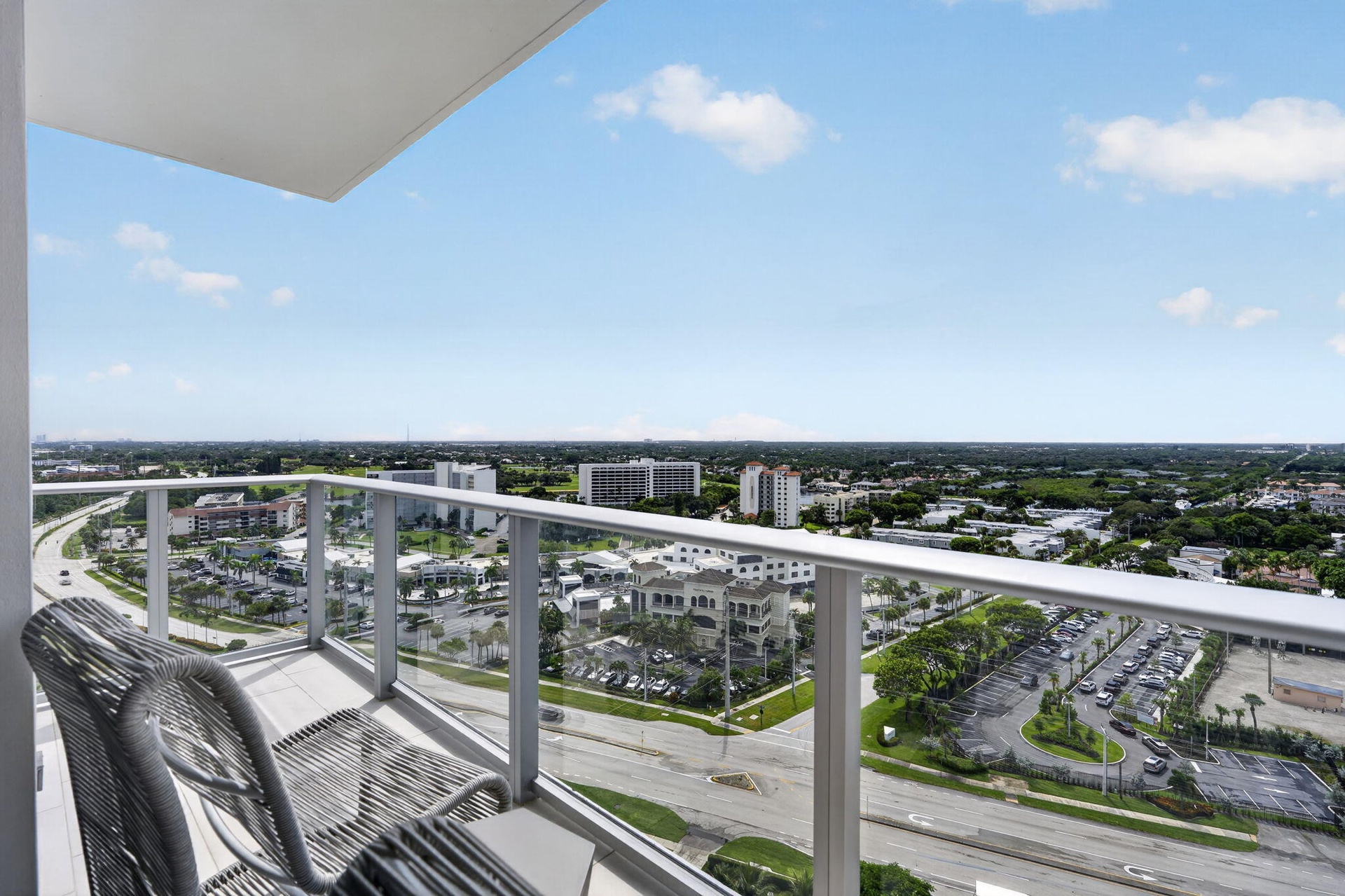 western balcony view