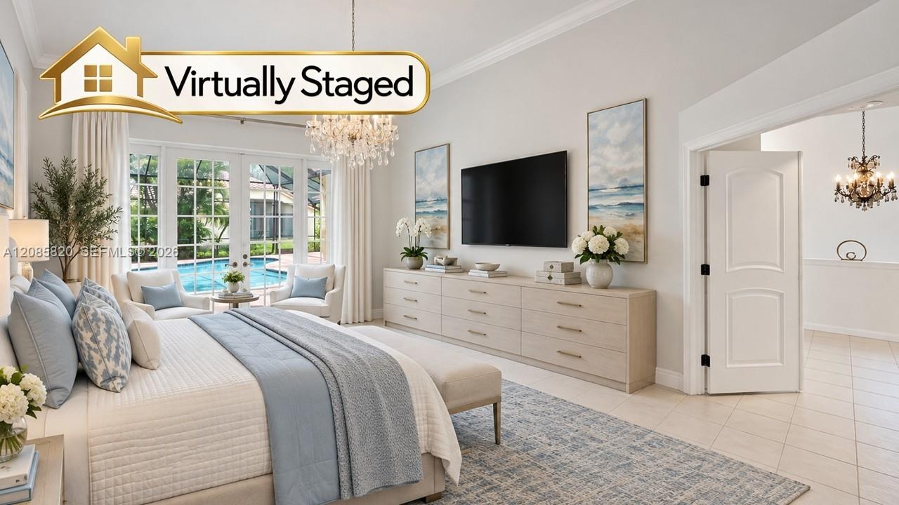 Virtually staged to showcase the space, scale and possibilities.