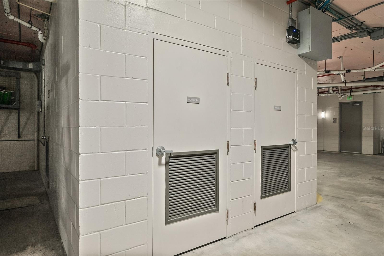 Private storage room
