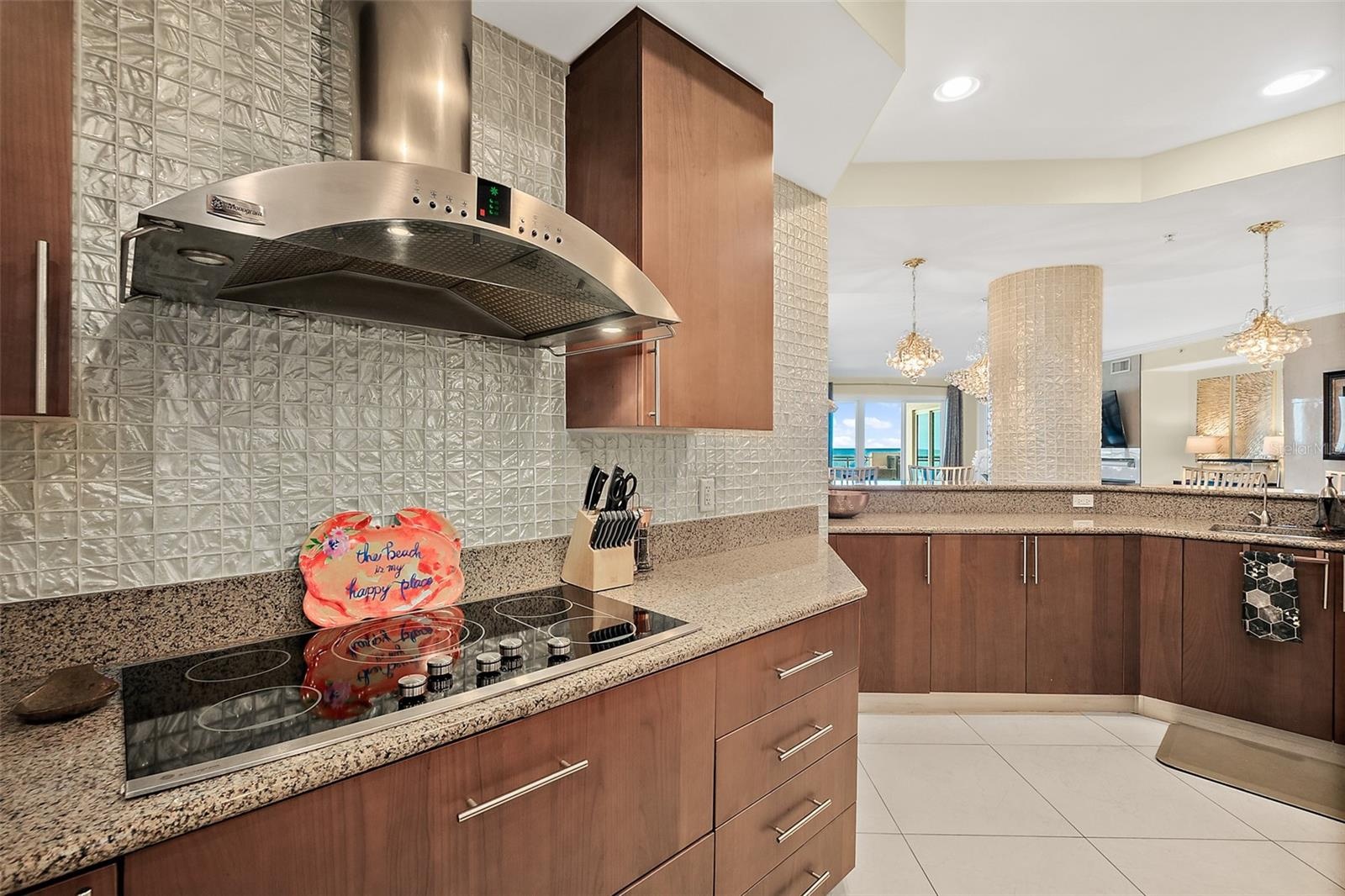 Glass cooktop