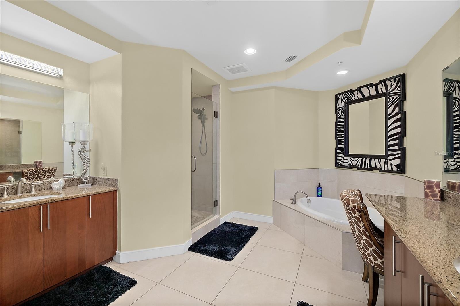 Spa-inspired bathroom