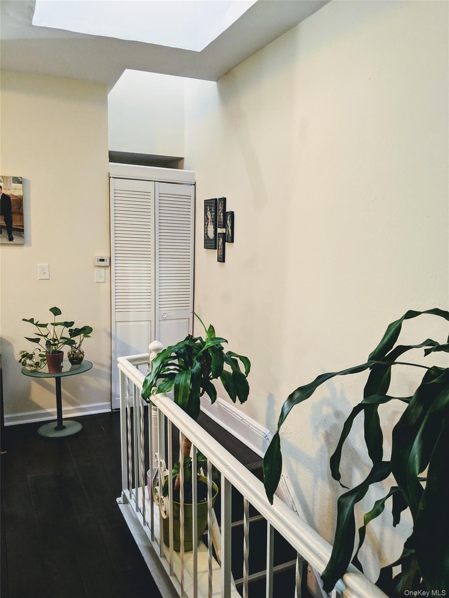 Floor 2 entry stairwell with skylights