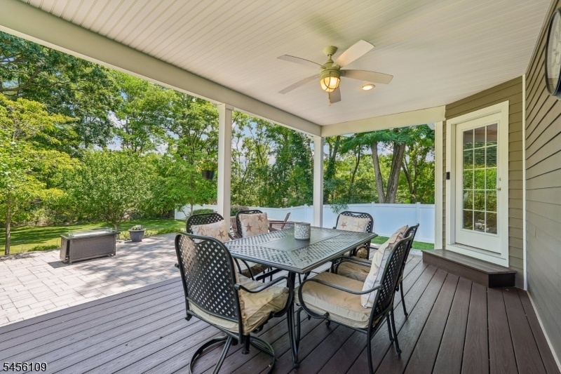 Covered Porch with Light Fan