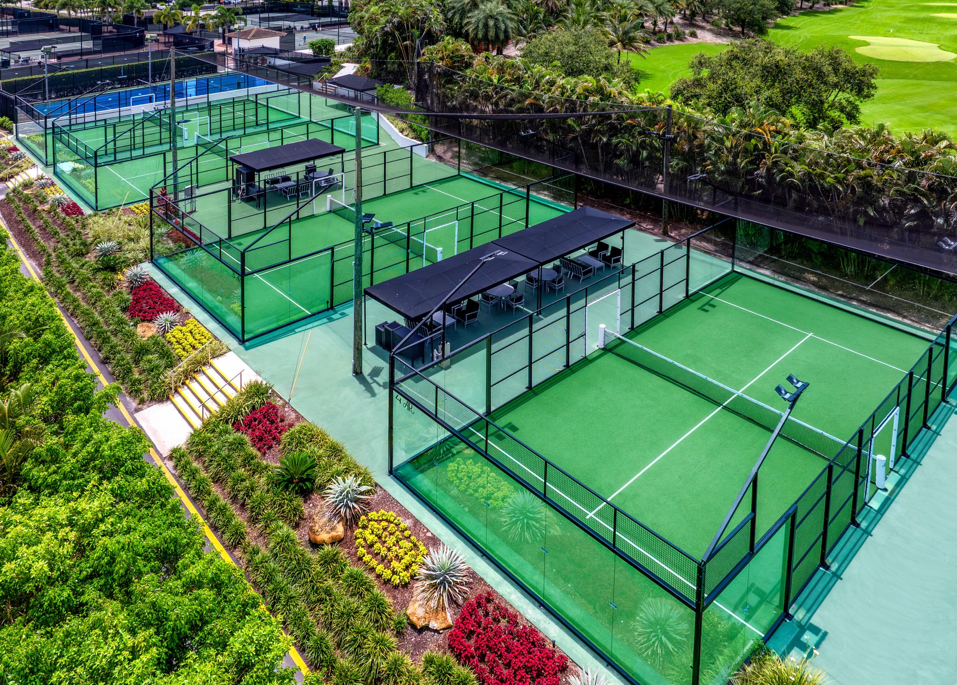 Lighted Padel Courts