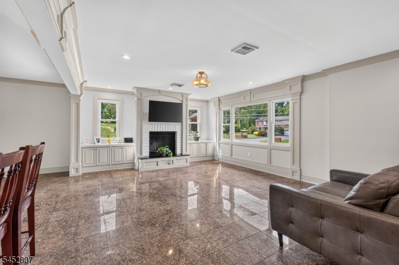 Fireplace in Living room