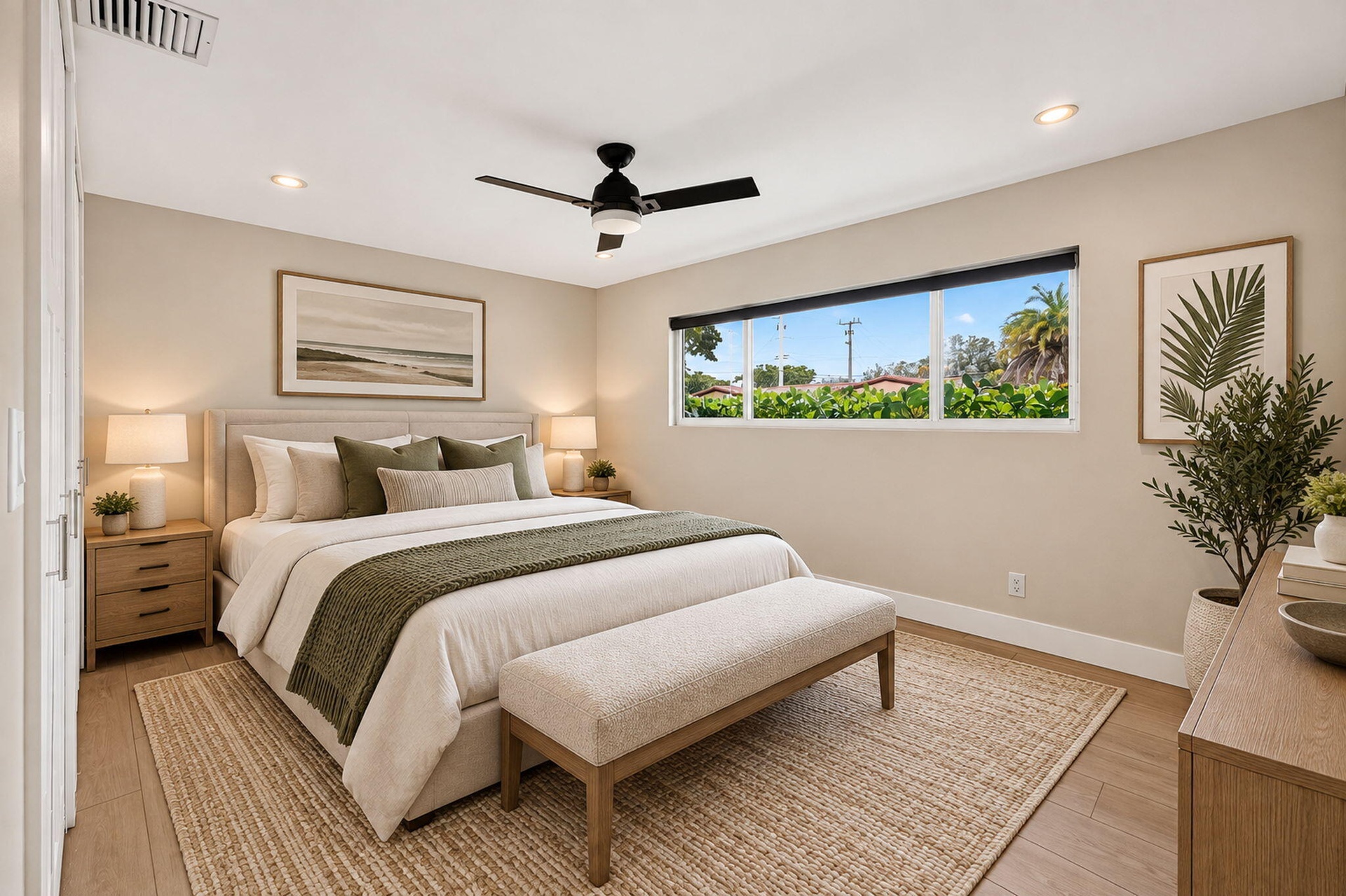 1st Guest Bedroom Virtually staged