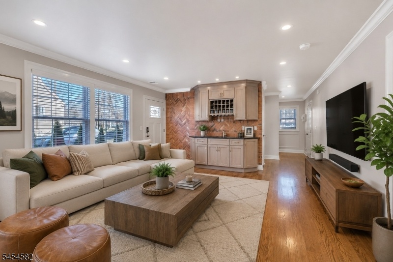 Virtually Staged Family Room