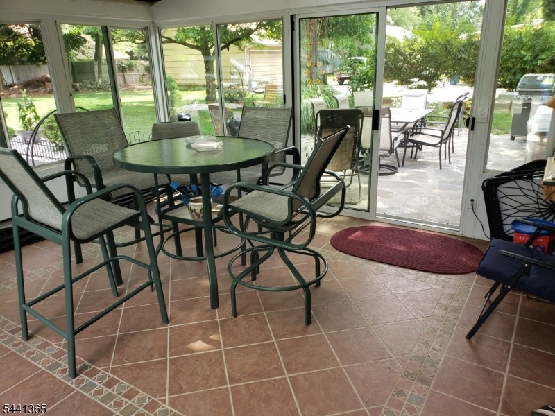 Inside of porch