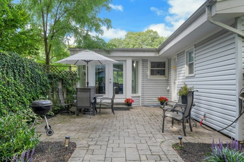 Private paver patio