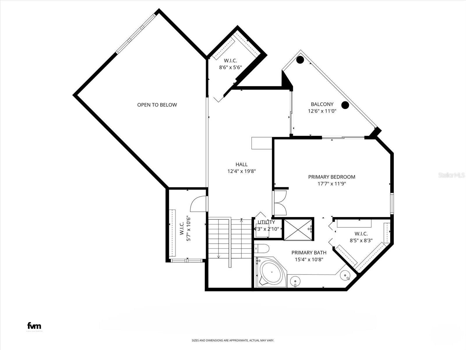 Second-level floorplan