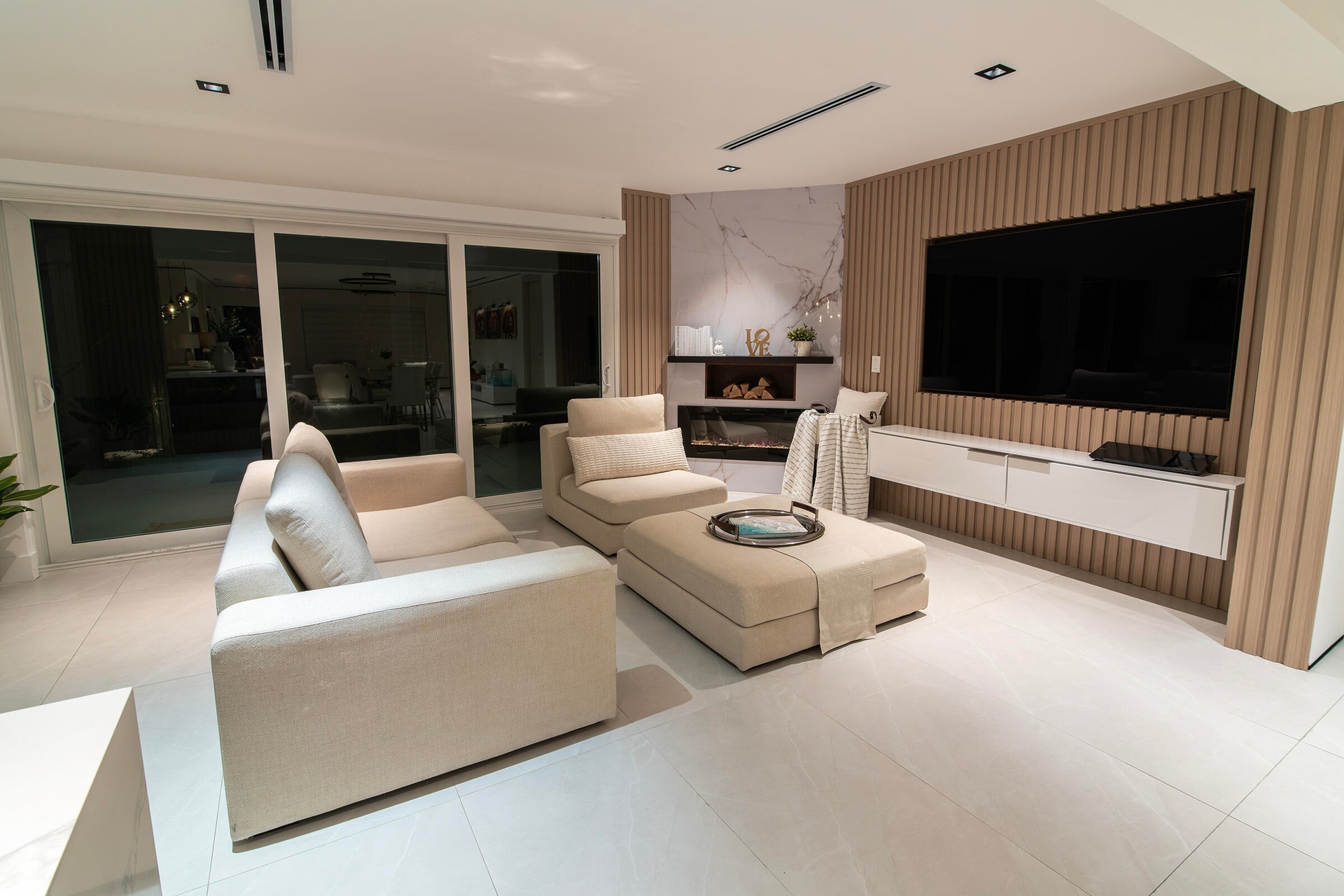 Family Room. Original photograph. No AI-generated imagery.