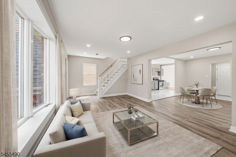 Family Room Virtually Staged