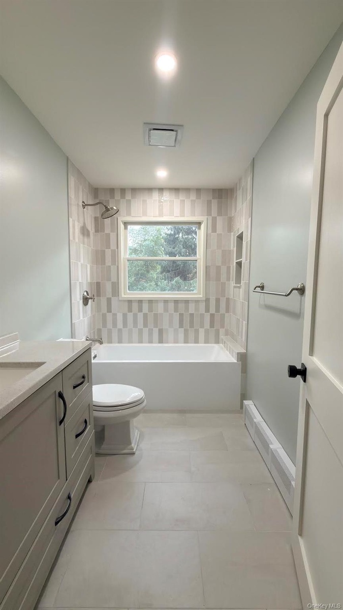 Hallway bathroom