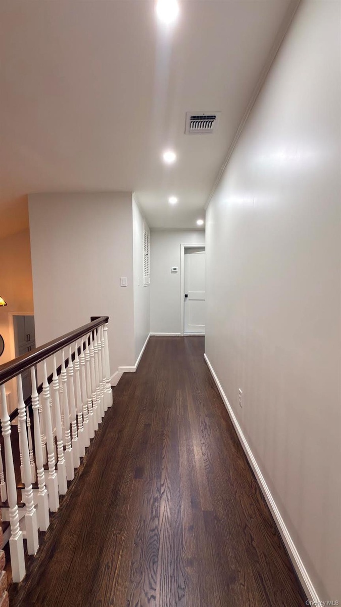Bedroom Hallway - that door at the end, is the brand new full bathroom.