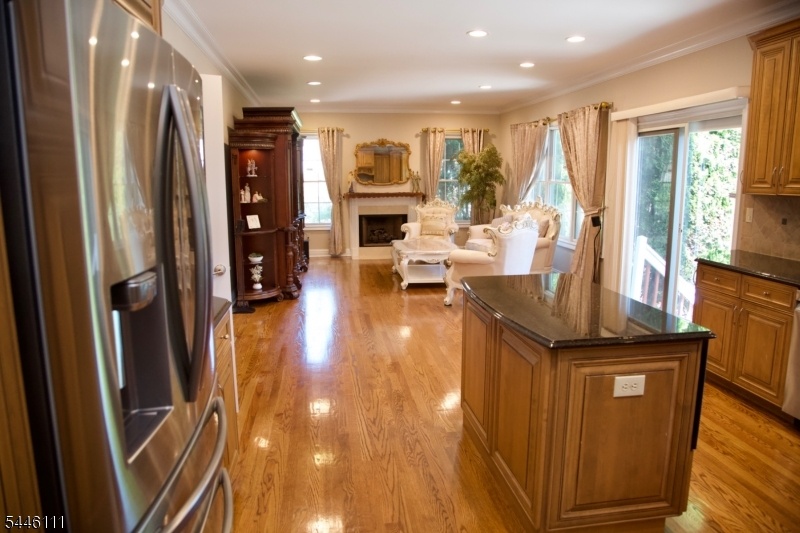 View of Fam Room from kitchen