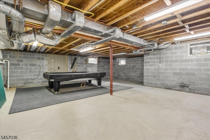 Unfinished side of Basement